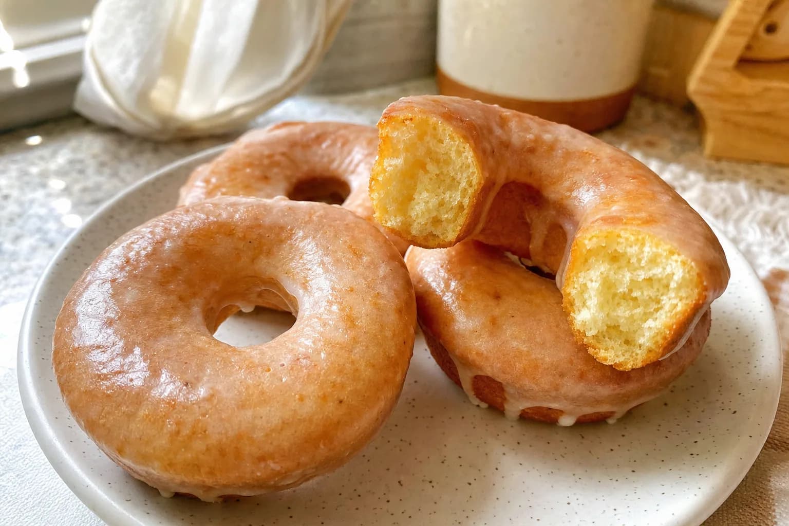 Baked Donut Recipe: easy baked donuts with glaze — Breakfast recipe | Afoodrink