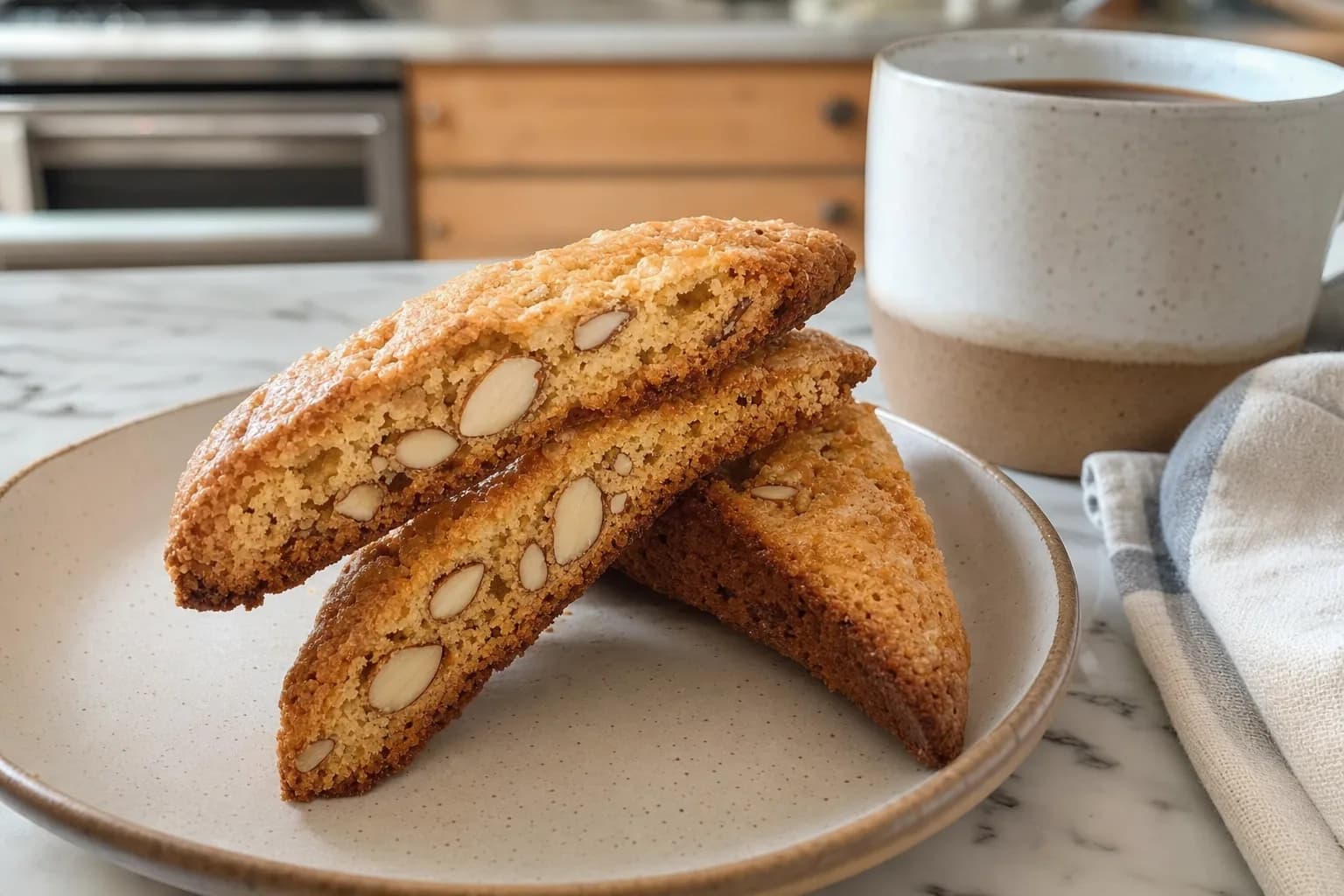 Classic Almond Biscotti: twice baked cookies — Desserts recipe | Afoodrink