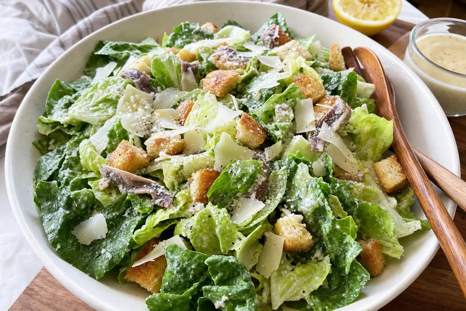 Caesar Salad: classic caesar salad with homemade dressing — Salads & sides recipe | Afoodrink