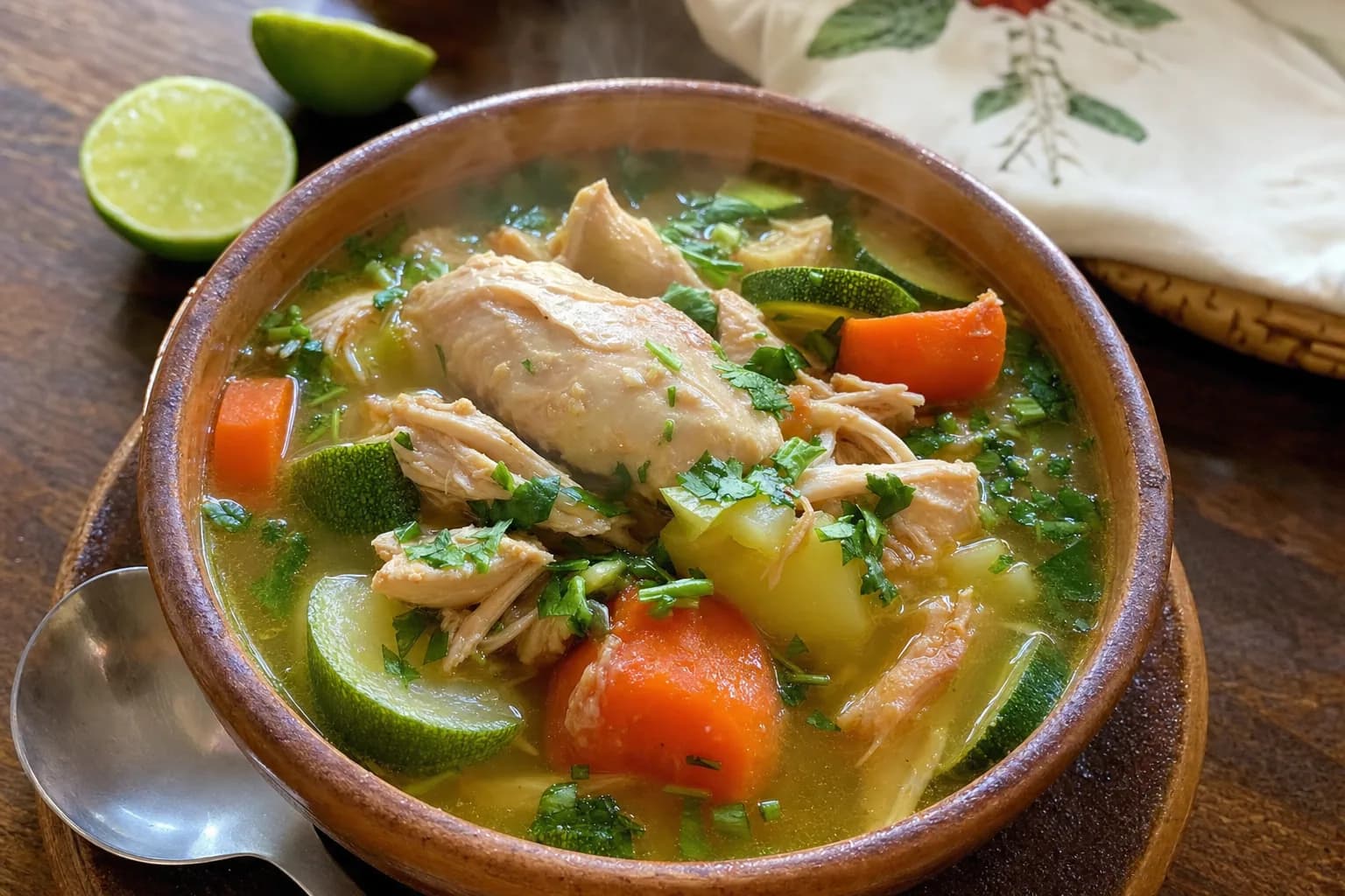 Caldo de Pollo: caldo de pollo with rice — Dinner recipe | Afoodrink