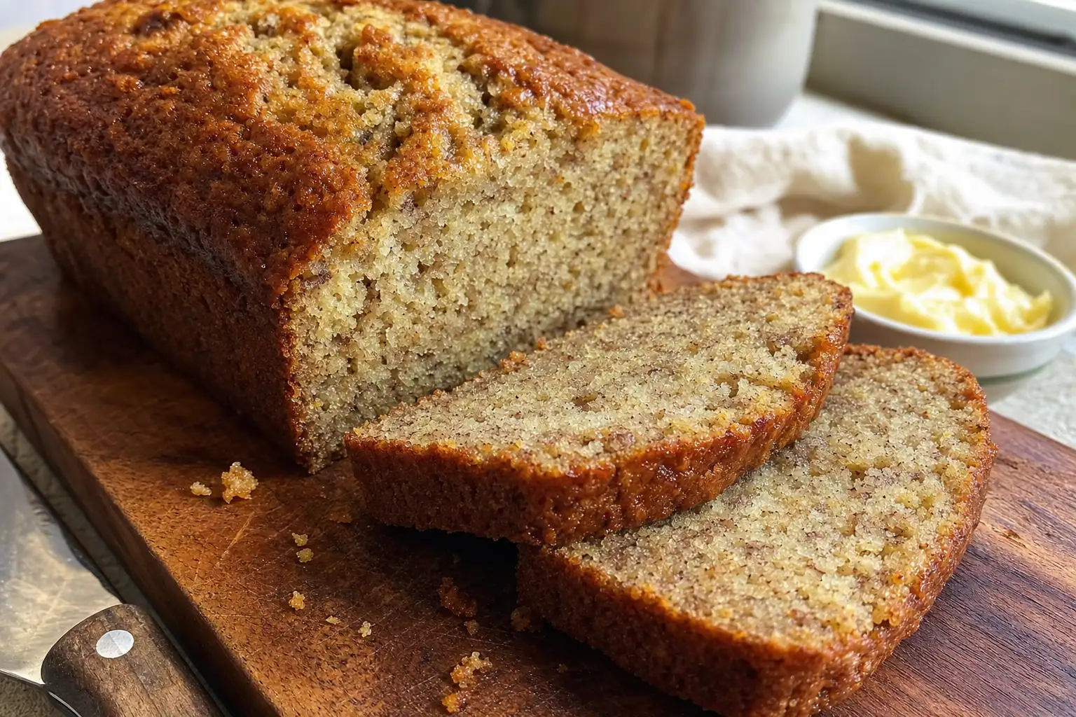 Classic Banana Bread: classic homemade banana bread loaf — Breakfast recipe | Afoodrink