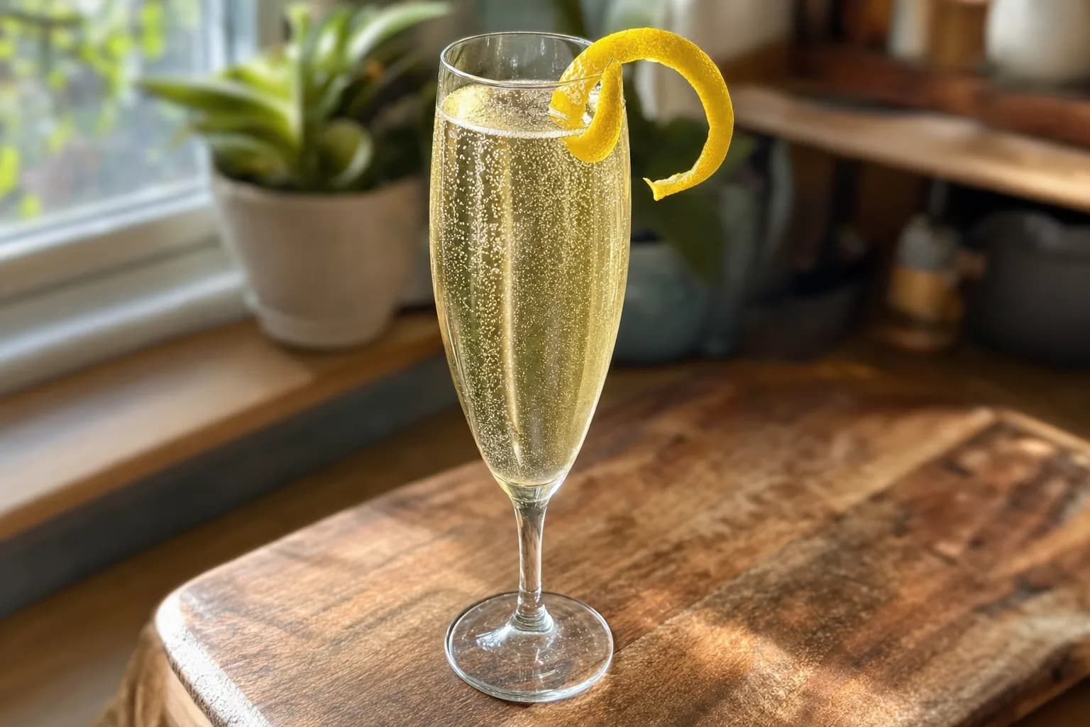 Classic Champagne Cocktail: easy Champagne cocktail with sugar cube — Drinks recipe | Afoodrink