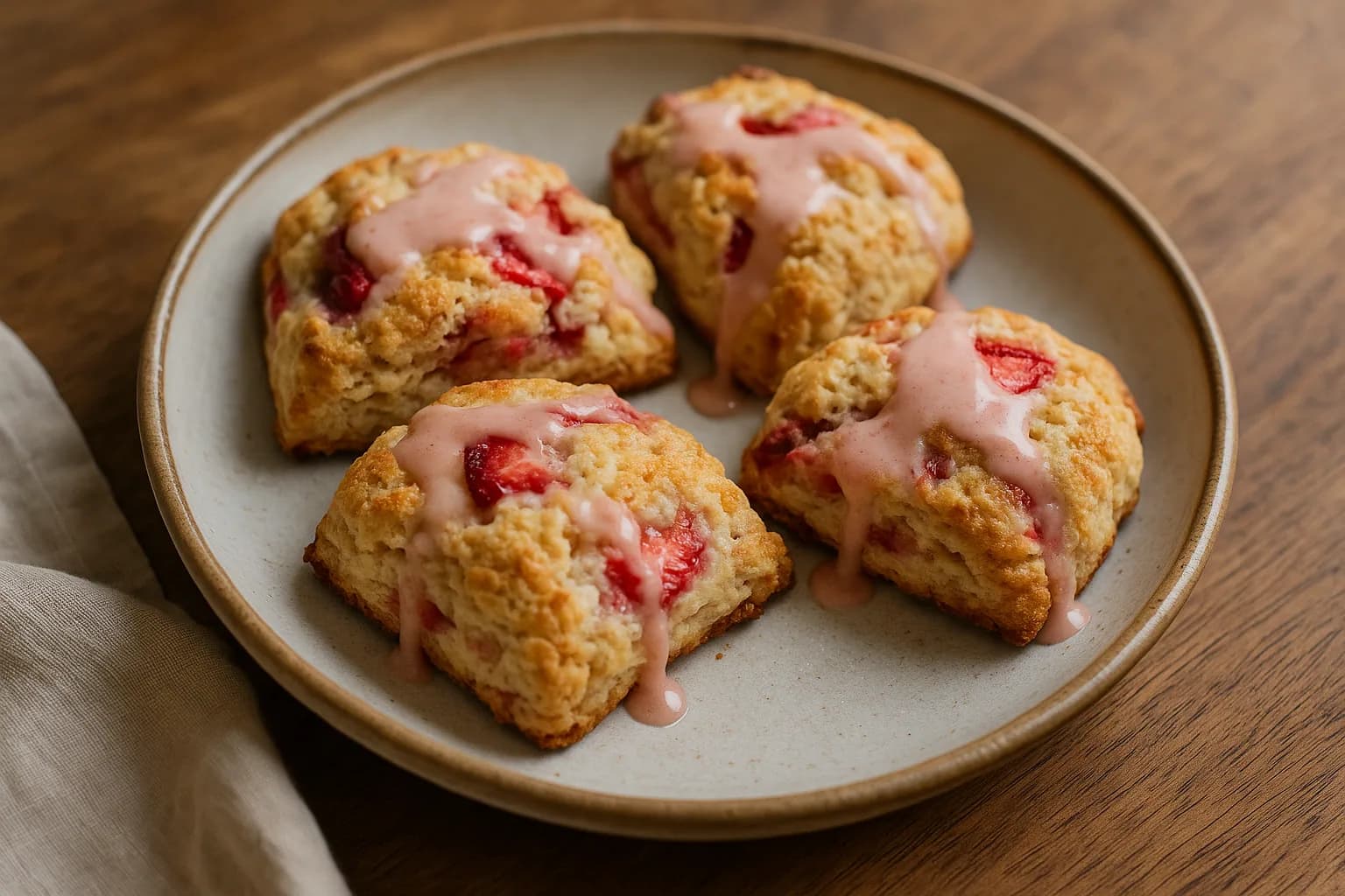 Classic Strawberry Scones: how to make scones with strawberries — Breakfast recipe | Afoodrink