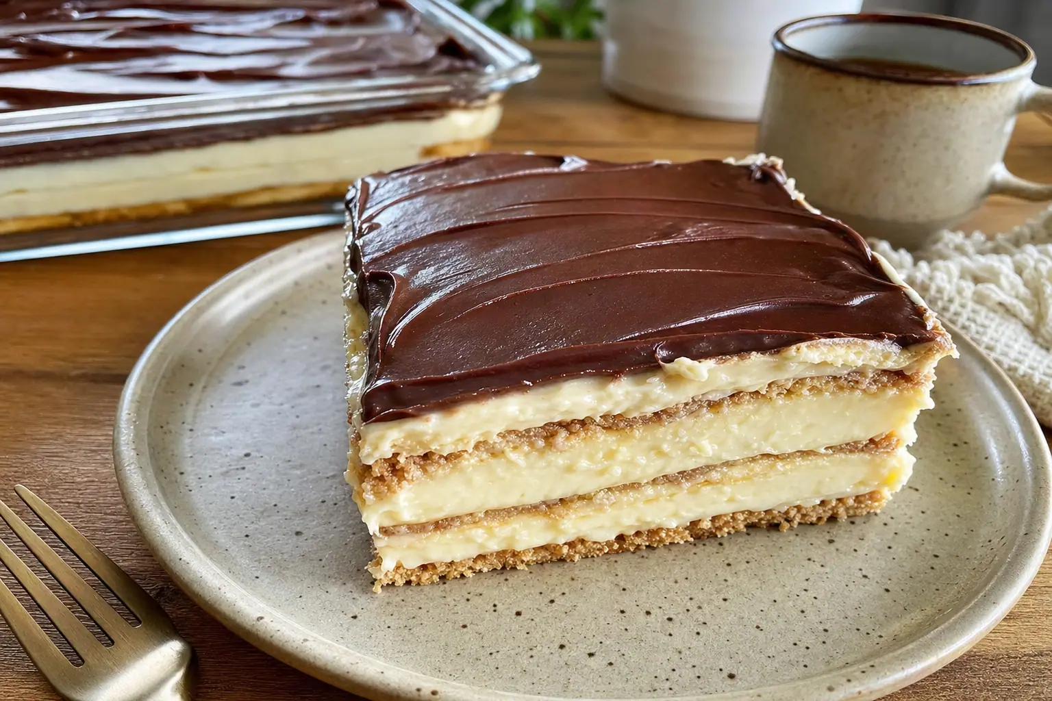No-Bake Eclair Cake: dessert — Desserts recipe | Afoodrink