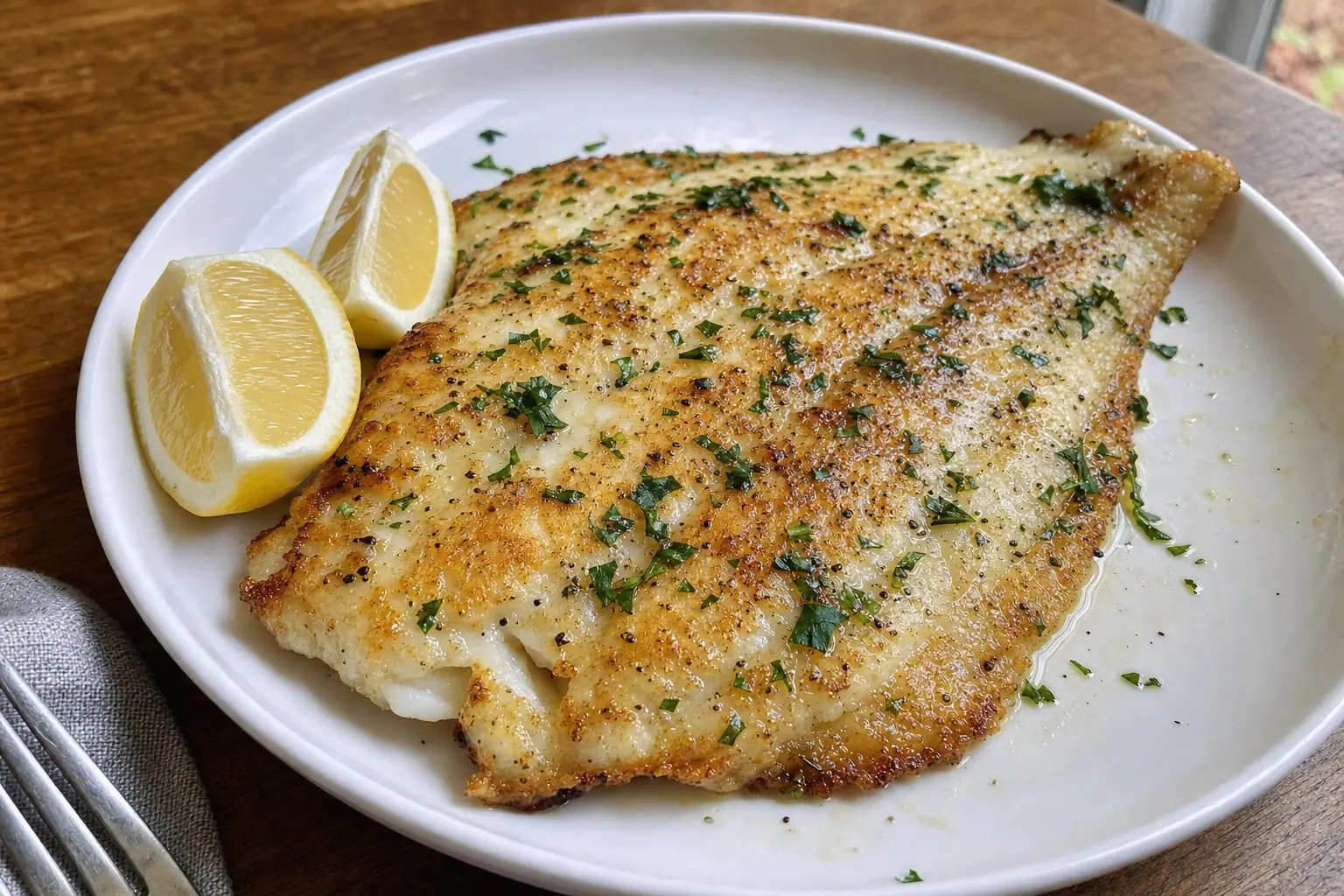 Lemon Butter Baked Flounder: lemon garlic flounder fillets — Dinner recipe | Afoodrink