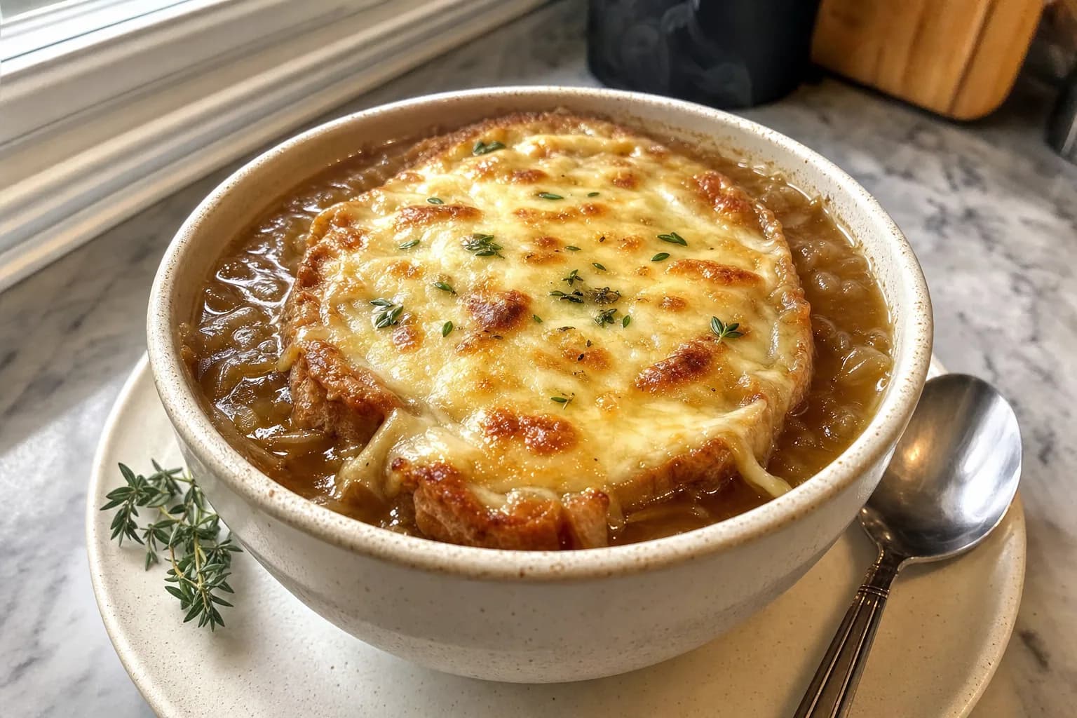 French Onion Soup: homemade french onion soup with gruyere — Lunch & light meals recipe | Afoodrink