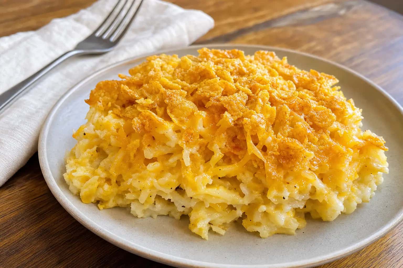 Funeral Potatoes: cheesy hash brown casserole — Side Dishes recipe