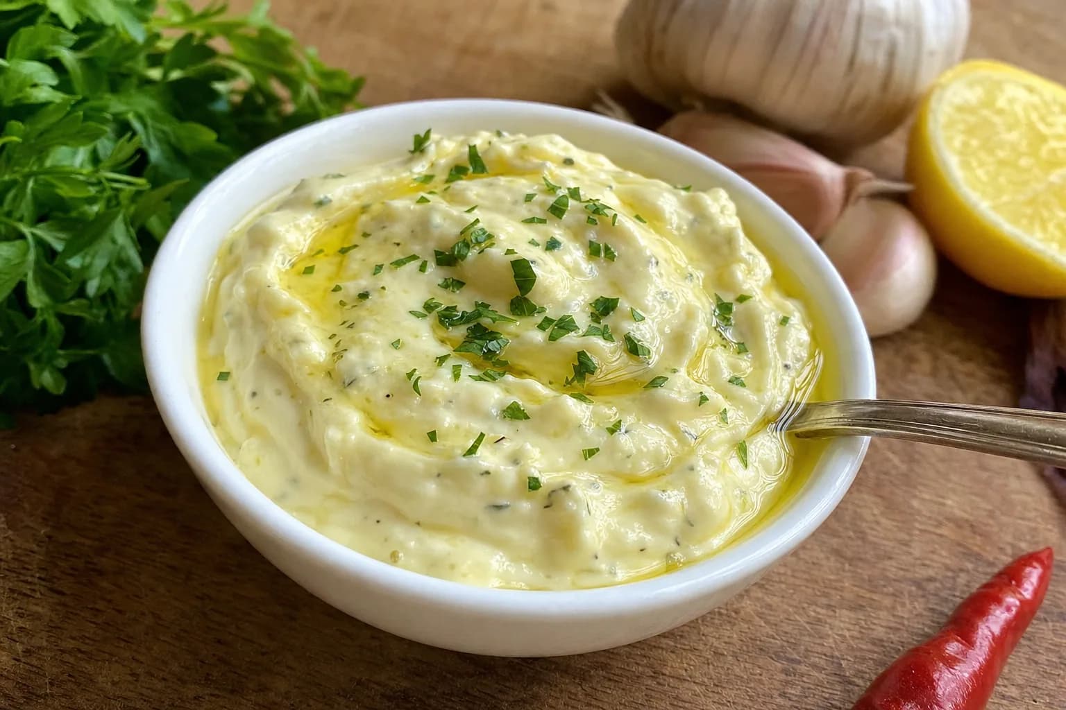 Garlic Aioli: easy garlic aioli from scratch — Salads & sides recipe | Afoodrink