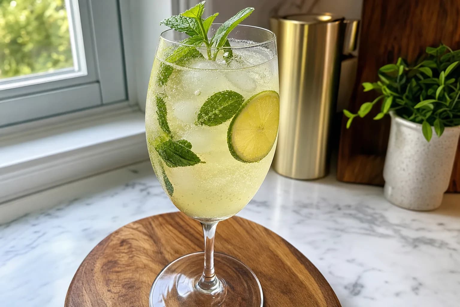 Hugo Cocktail: Italian elderflower spritz — Drinks recipe | Afoodrink