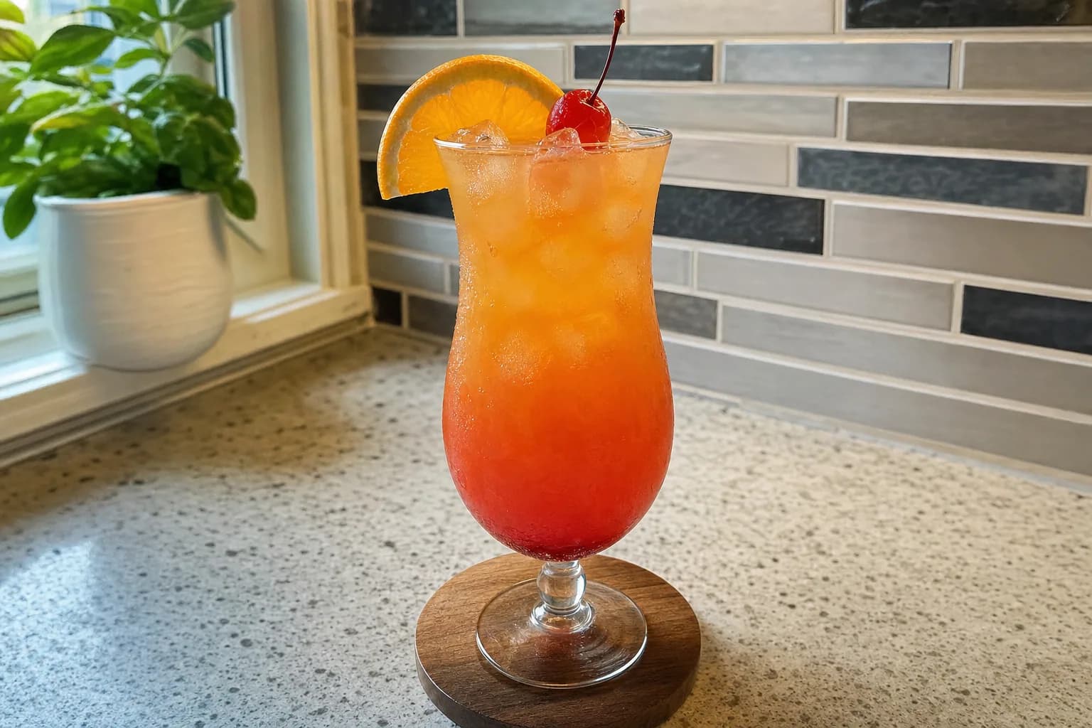 Hurricane Cocktail: classic Hurricane drink with passion fruit — Drinks recipe | Afoodrink