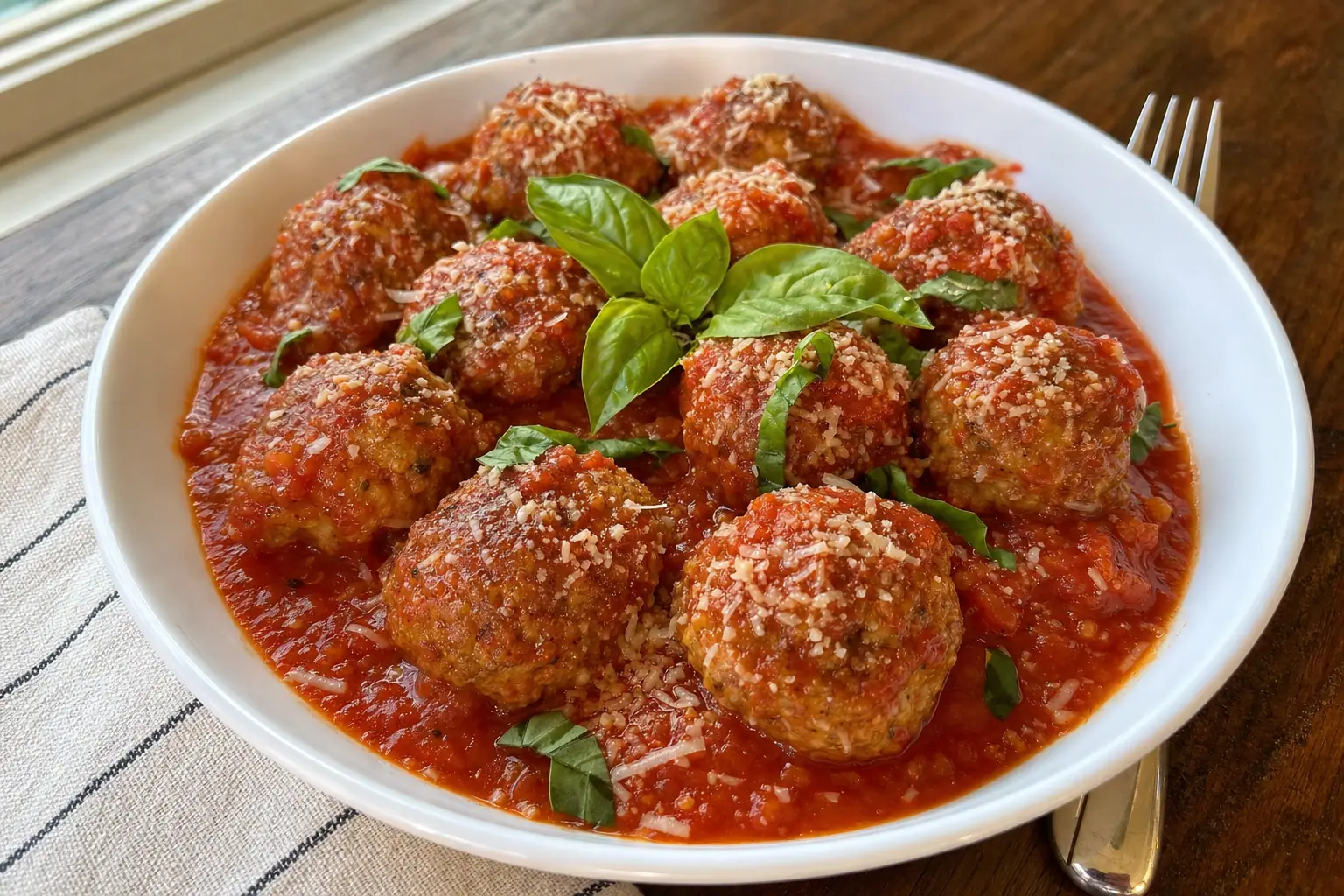 Italian Meatballs in Tomato Sauce: italian meatball — Dinner recipe | Afoodrink