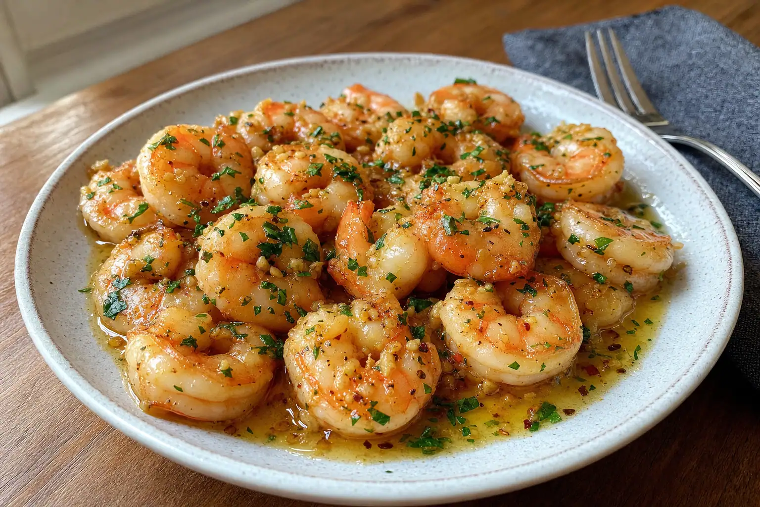 Garlic Butter Shrimp: quick skillet shrimp dinner — Dinner recipe | Afoodrink