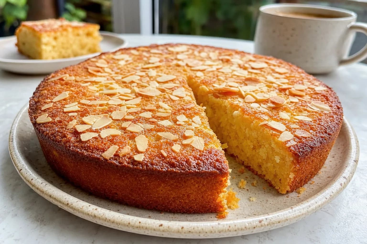 Simple Almond Cake: simple almond flour cake — Desserts recipe | Afoodrink