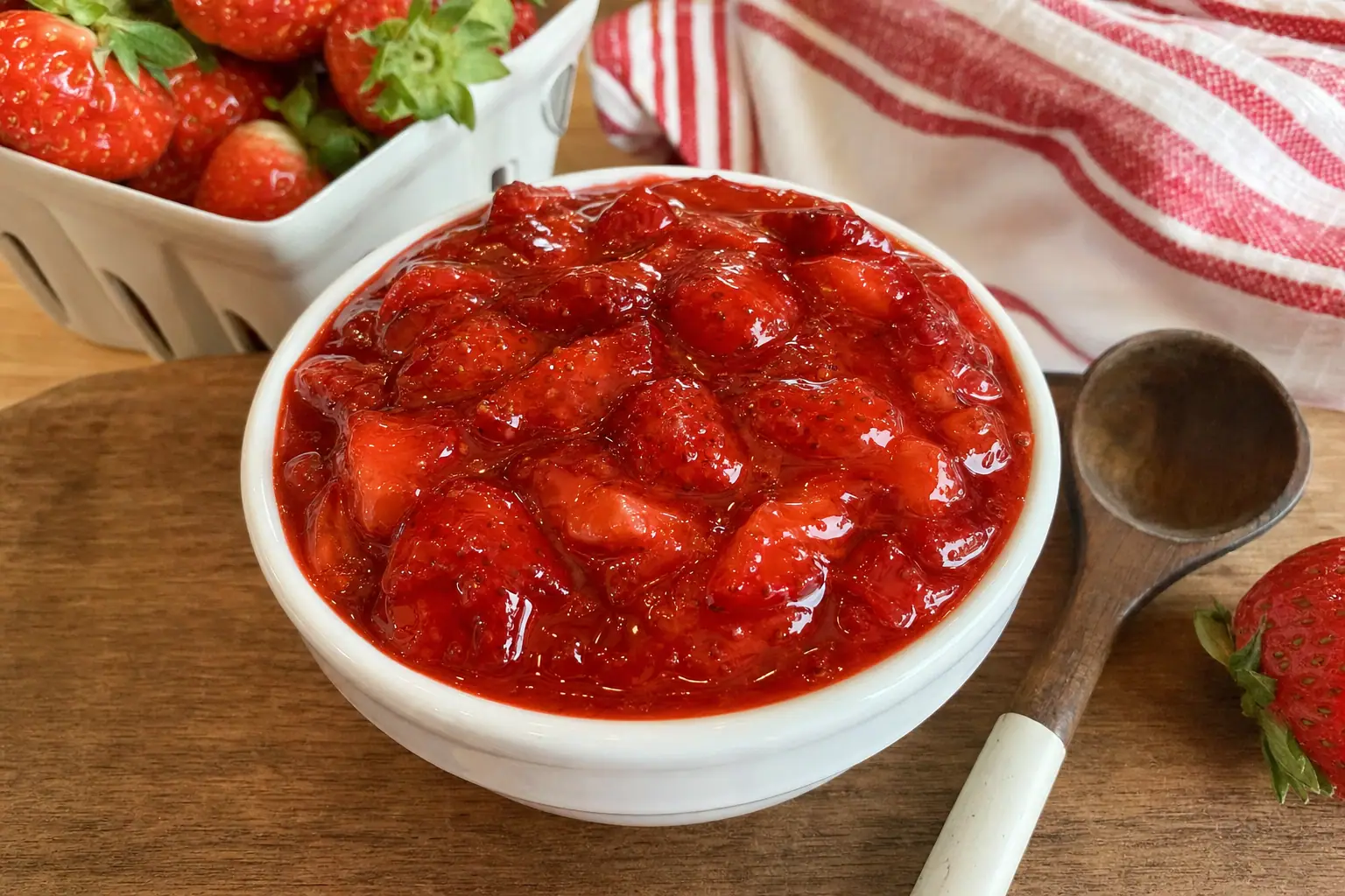 Strawberry Pie Filling: homemade strawberry pie filling — Desserts recipe | Afoodrink
