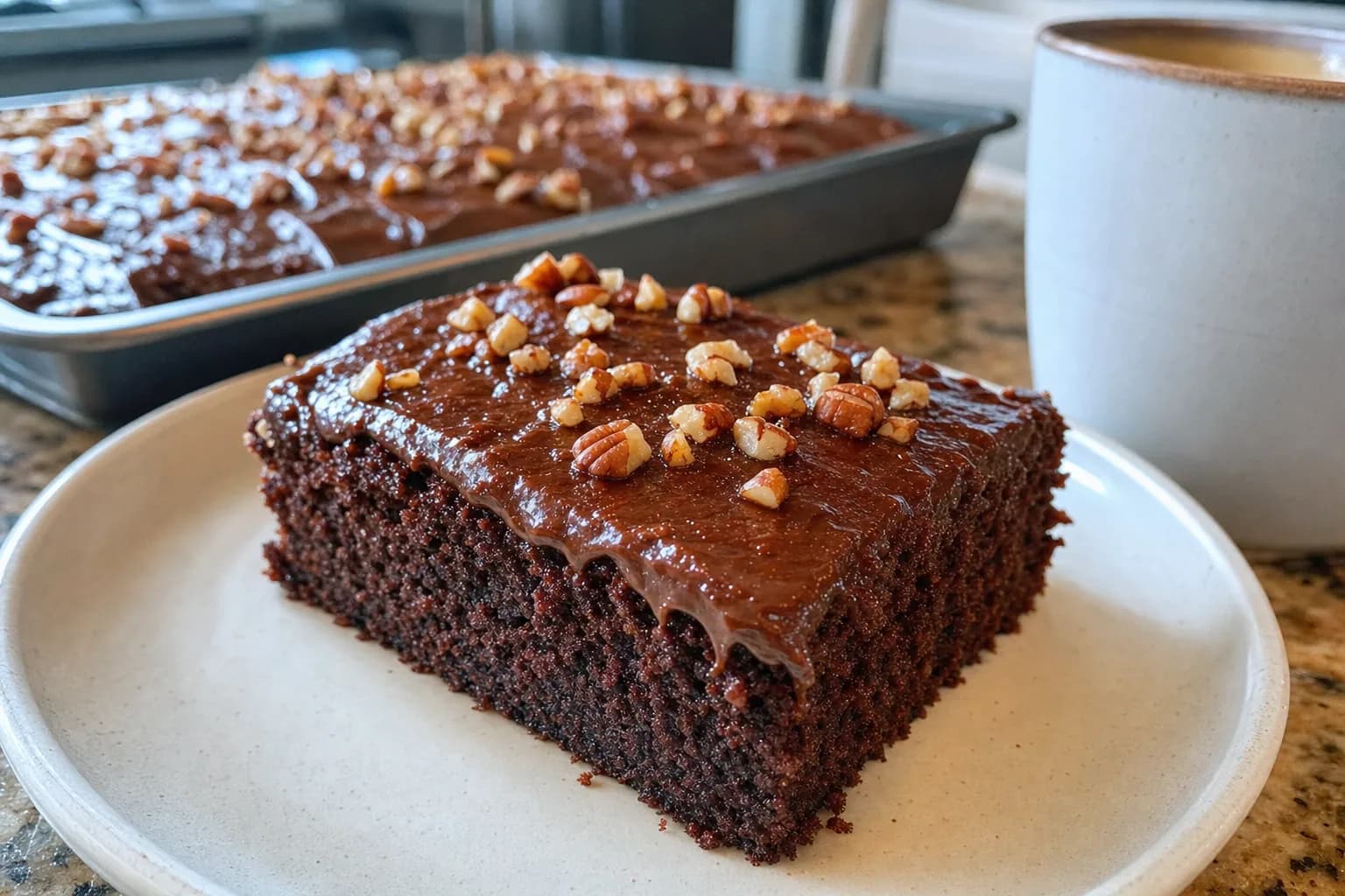 Texas Sheet Cake: dessert — Desserts recipe | Afoodrink