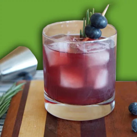 Blueberry Old Fashioned Cocktail Recipe