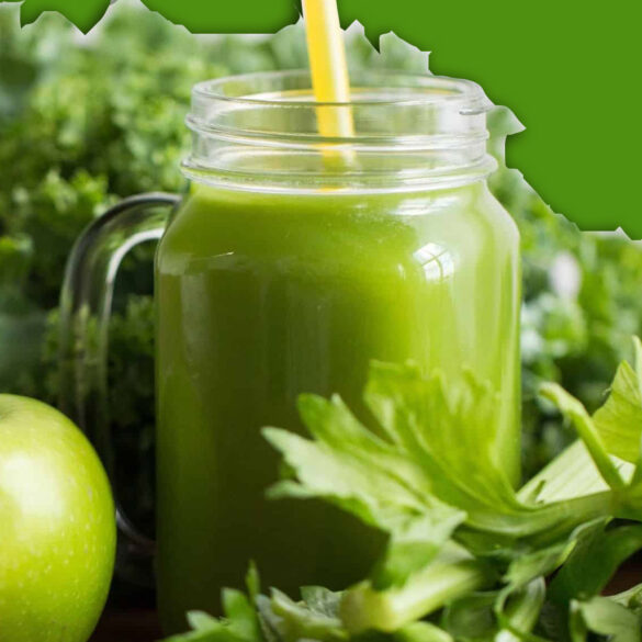 Green Vegetable Detox Juice Recipe