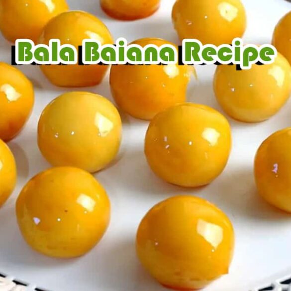 Bala Baiana candy Recipe Bala Baiana Recipe