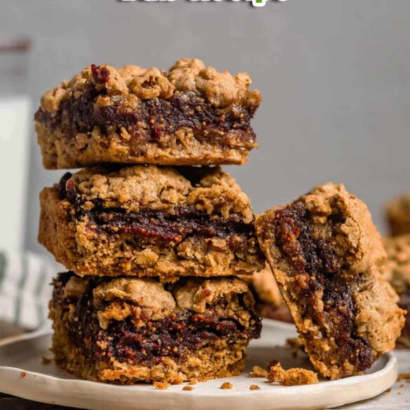 Healthy Fig Bars Recipe Healthy Fig Bars (Gluten-Free, No-Bake)